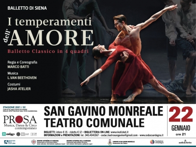 Santu&rsquo;&Egrave;ngiu, rassinna Cedac, su 22 de Genn&agrave;rgiu in scena su Ballettu de Siena