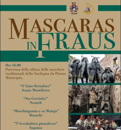 M&agrave;scaras in Fraus &ndash; Carnovali traditzionali
