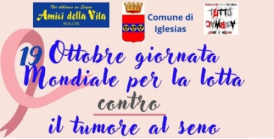 Igr&egrave;sias. Manifestatzioni &ldquo;Giornada mundiali po sa lota contras a su tumori a is titas"