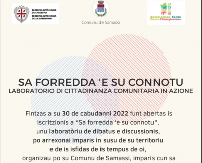 Fintzas a su 30 de Cabudanni abertas is iscritzionis a su labborat&ograve;riu &ldquo;Sa forredda &lsquo;e su connotu - cittadinanza comunitaria in azione".