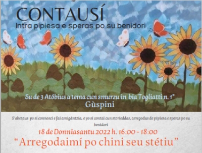 Su 18 de Donniasantu 2022 ddoi est s'&uacute;rtimu at&oacute;biu de "Contam&iacute;": &ldquo;Arregodaim&iacute; po chini seu st&eacute;tiu&rdquo;.