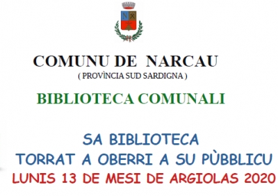 Narcau torrat a oberri sa biblioteca comunali