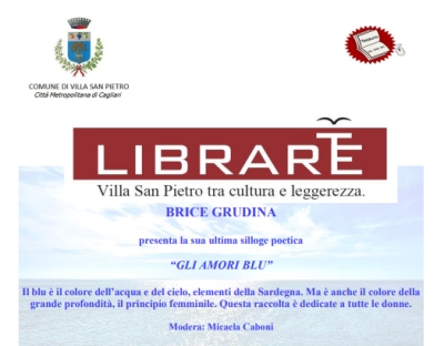 Presentada de su libru de Bice Grudina: " Gli Amori Blu".