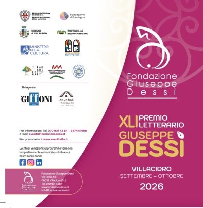 Biddacidru: Sa de XLI Editzionis de su Premio Letterario Giuseppe Dess&igrave;