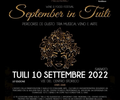 Manifestatzioni &ldquo;September in Tuili&rdquo;