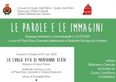 Quartu Sant&rsquo;Aleni. Sighit sa rass&iacute;nnia &ldquo;Le Parole e le Immagini&rdquo;.