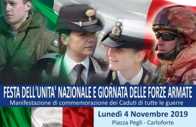 U P&agrave;ize. Festa de s&rsquo;Unidadi Natzionali e de is Fortzas Armadas