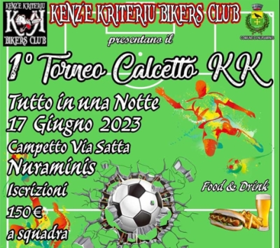 1&deg; Torneu de Calcetu KK
