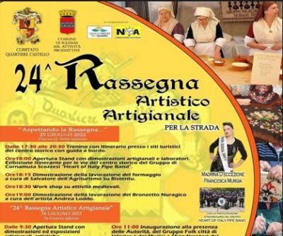 Sa de 24 Arressignas Art&iacute;sticu-Artigianalis &ldquo;Per la strada&rdquo;