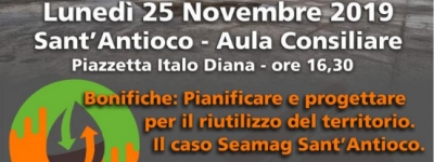 Santu Antiogu. Cunv&eacute;nniu: bon&iacute;fica "Seamag".  Lunis 25 de Donniasantu 2019.