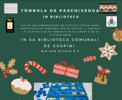 T&ograve;mbola de Paschixedda in Biblioteca