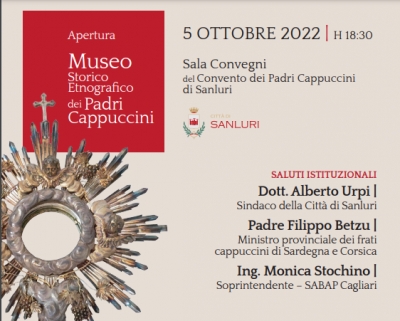 Aberrit su Museu St&ograve;ricu Etnogr&agrave;ficu de is Padri Cappuccini (is Paras).