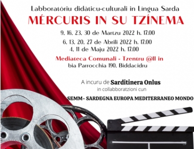 M&eacute;rcuris in su Tz&igrave;nema. Labborat&oacute;riu did&agrave;ticu - culturali in L&iacute;ngua Sarda. 9 de Martzu 2022