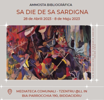 Ammosta bibliogr&agrave;fica &ldquo;Sa Die de sa Sardigna&rdquo;. 28 de Abrili 2023