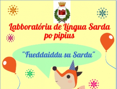 Seddori. Labborat&oacute;riu po pipius "Fueddaiddu Su Sardu". Su labborat&oacute;riu est a indonu.