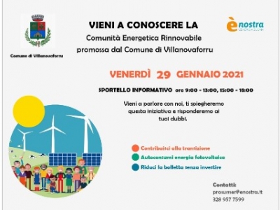 Creatzioni de una Comunidadi energ&egrave;tica