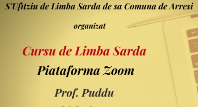 Arresi. Su Cursu de Limba Sarda sighit "on line" in sa piataforma Zoom