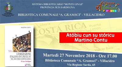 At&oacute;biu cun su st&oacute;ricu Martino Contu