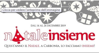Carb&ograve;nia. "Natale Insieme". Ita Paschixedda iat a essi chentza de is mercadeddus traditzionalis?