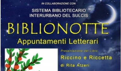 Carb&ograve;nia.Cen&agrave;bara 18 de cabudanni sa presentada in Bacu Abis de &ldquo;Riccino e Riccetta&rdquo; de Rita Atzeri
