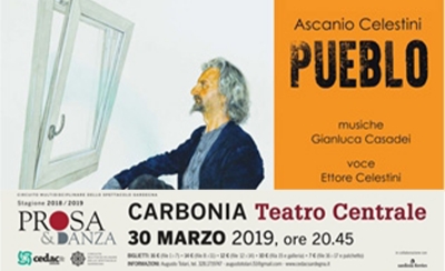 Su de 8 at&oacute;bius cun sa stagioni de prosa e de dantza, Cedac portat in scena "Pueblo" de Ascanio Celestini