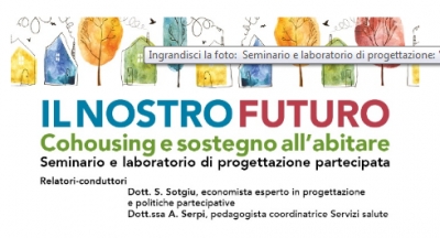 Igr&egrave;sias. Esertzitatzioni e labborat&oacute;riu de progetatzioni: "Abitare - Il Nostro futuro"
