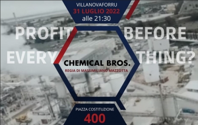 Proietzioni Docu-film: &ldquo;Chemical Bros&rdquo; di Massimiliano Mazzotta. 31 de Argiolas.