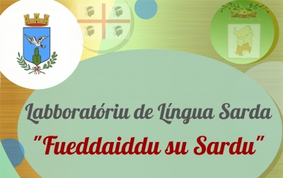 Pabillonis. Labborat&oacute;riu de L&iacute;ngua Sarda po mannus: "Fueddaiddu Su Sardu". Su labborat&oacute;riu est a indonu.